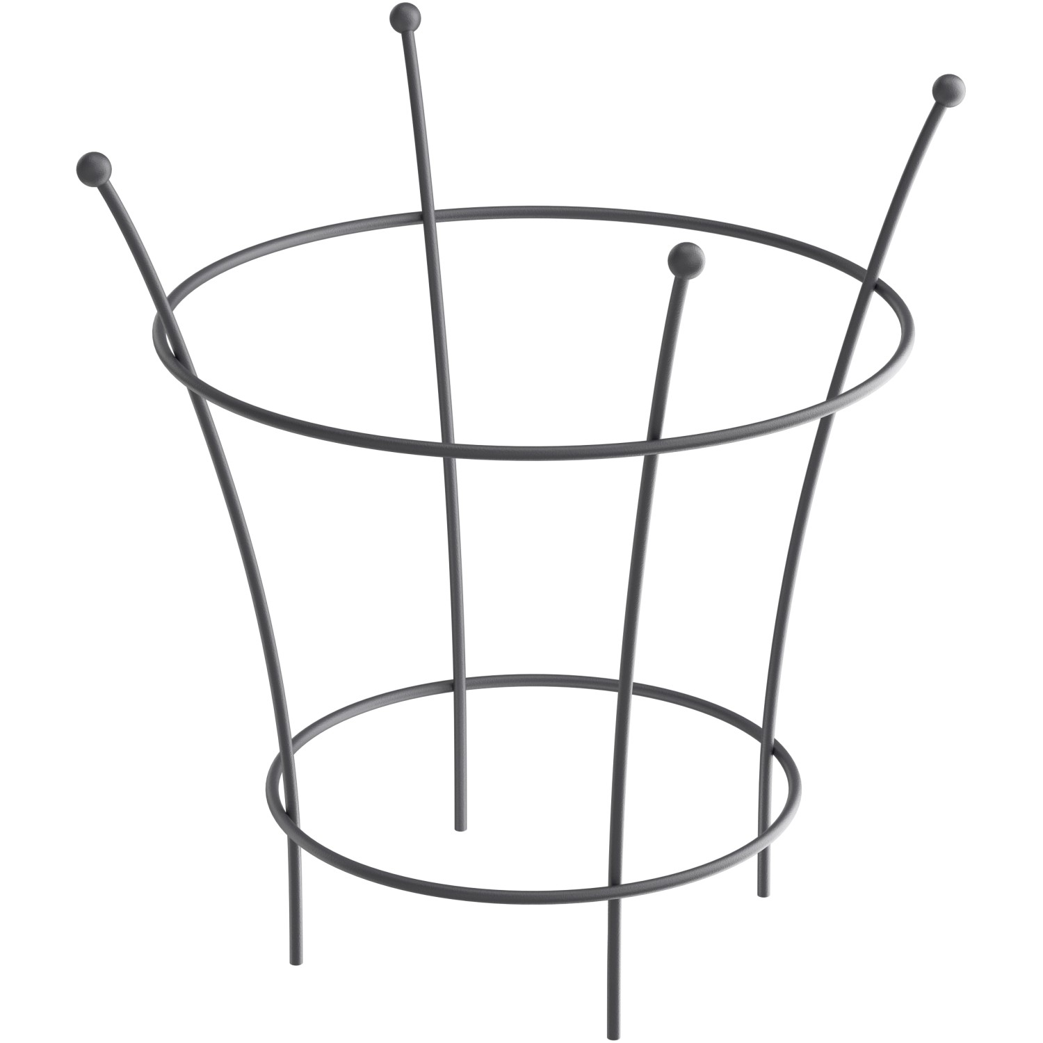 Eleo Pflanzenstütze Grosetto, 68 cm, anthrazit pulverbeschichtet, für Garten & Beet.