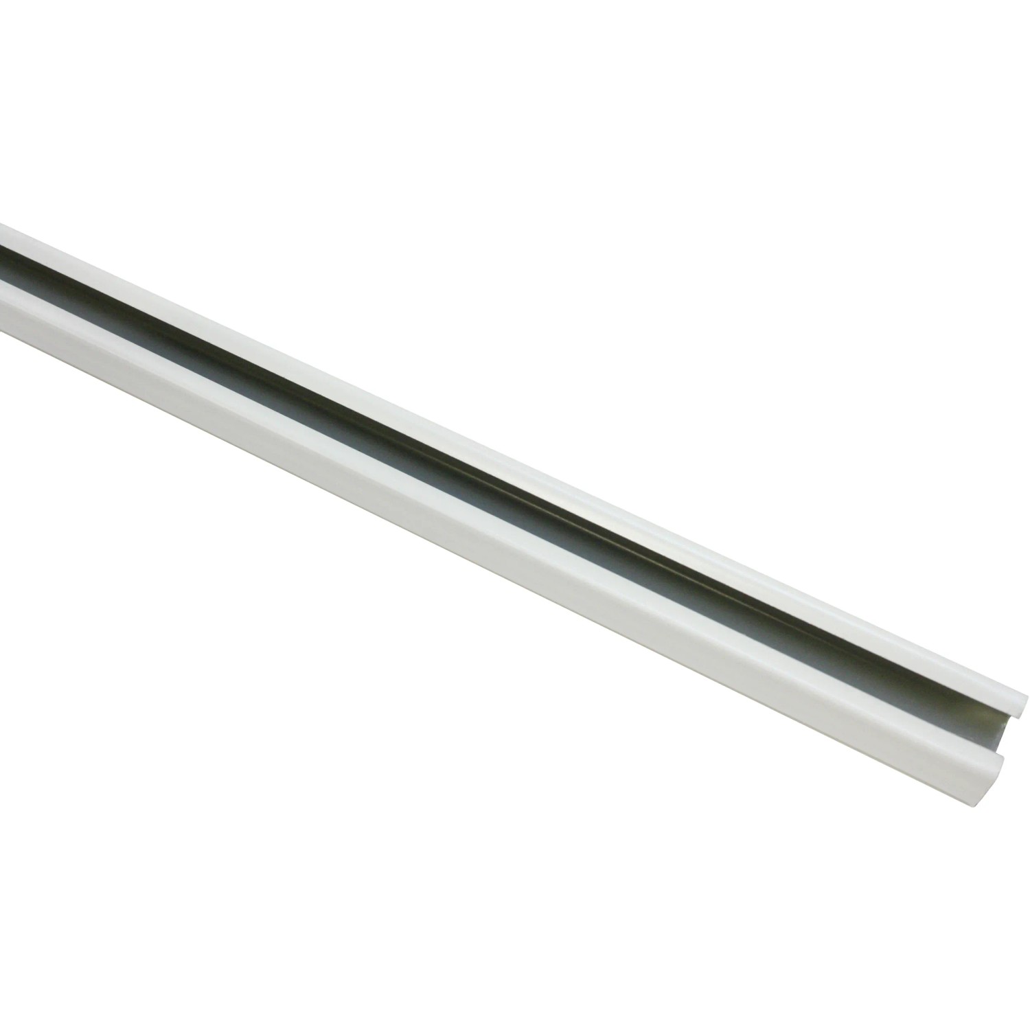 Weiße Gardinia U-Laufschiene, 190 cm, für Gardinen und Vorhänge.