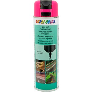 Dupli-Color Markierungsspray Pink, 500ml Dose für Bau- und Forstmarkierungen.