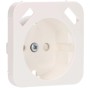 Weißer ProCharge Steckdoseneinsatz Reflex SI mit USB-A Anschlüssen.