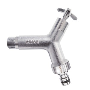 Geka Design Wasserhahn Plus G 13 mm (1/2") Silber