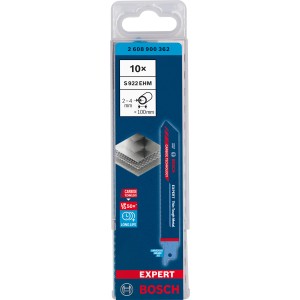 Bosch Expert S 922 EHM Säbelsägeblatt, 10er-Pack für Metall. Robust und langlebig.