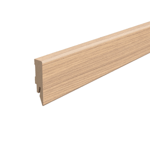 Egger Sockelleiste L614 Kubisch, Dekor Akazie Natur, 6 cm hoch.