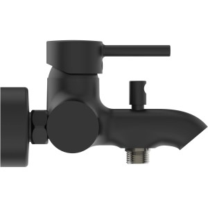 Ideal Standard Ceraline AP Alpha Badearmatur in Silk Black (matt) für die Wanne.