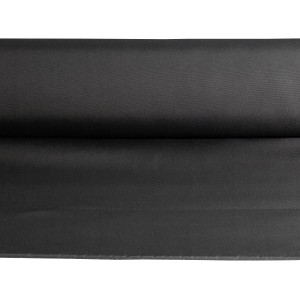 Anthrazitfarbener Sonnensegel-Polyesterstoff als Meterware, 146 cm breit.