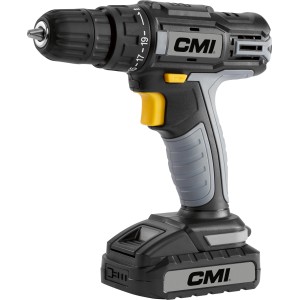 CMI Akku-Bohrschrauber 18 V mit Akku und Ladegerät, ideal zum Schrauben und Bohren.