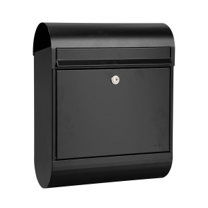 MEFA Briefkasten Ruby 866 Schwarz 45 cm x 35,4 cm x 16 cm