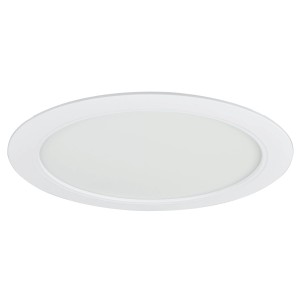 Weißes E2 Elektro Einbaupanel Style R 225, eine dimmbare LED Deckenleuchte.