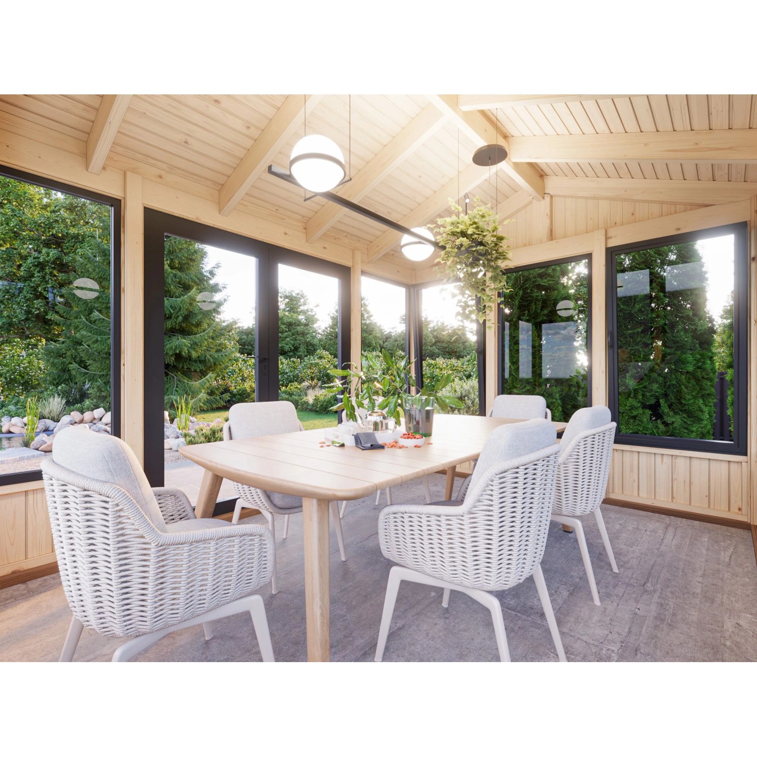 Palmako Pavillon Isabella 401 x 303 cm Naturbelassen FSC®_2