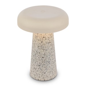Brilo Akku Tischleuchte Cloud Dimmbar Touch Travertin