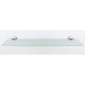 Wenko Glasablage Cuba, matt, 60cm breit, zur Wandmontage im Bad.