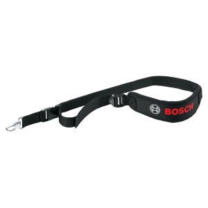 Bosch Professional Tragegurt für Akku-Rasentrimmer, schwarz mit rotem Logo.