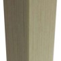 Gleichschenkliges Arcansas Winkelprofil aus PVC, 20x20x1000 mm, in heller Holzoptik.