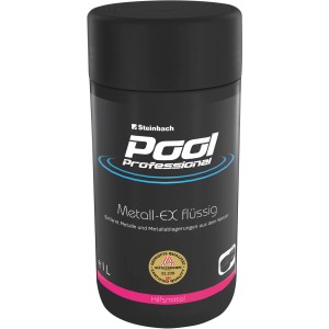 Pool Professional Metall-Ex flüssig 1 l: Mittel zur Wasseraufbereitung im Pool zur Metallentfernung.