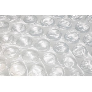Transparente Luftpolsterfolie (2 m x 5 m) für Umzug und Schutz empfindlicher Gegenstände.