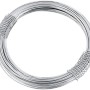 Verzinkter Bindedraht, 1,4 mm Ø, 20 m Rolle, silberfarben, für Garten- und Bastelarbeiten.