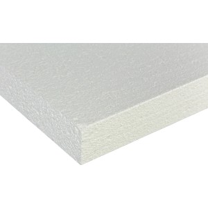 EPS-15 Mehrzweckdämmplatte, 10 mm stark, für Wärmeisolierung und Dachausbau.