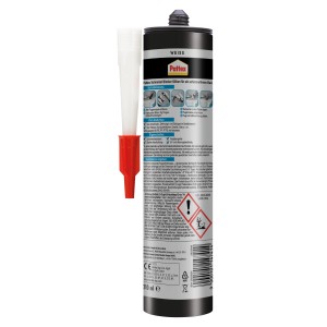 Pattex Silikon Schimmelblocker, 310ml, Weiß. Silikon für Bad und Küche, schützt vor Schimmel.