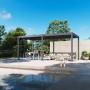 Weide Classic Pergola Aluminium Freistehend 3 X 6 M Anthrazit_3