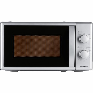 Respekta Einbaumikrowelle Lara mit Glasfront in Schwarz, eine moderne Mikrowelle für die Küche.