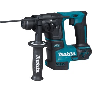 Makita 18V Akku-Bohrhammer DHR171Z Solo, blau-schwarz, mit Zusatzhandgriff.