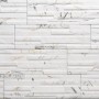 Klimex Verblender Feinsteinzeug UltraStrong Marble White, 52x17cm, mit Marmor-Optik für Innen- und Außenbereich.