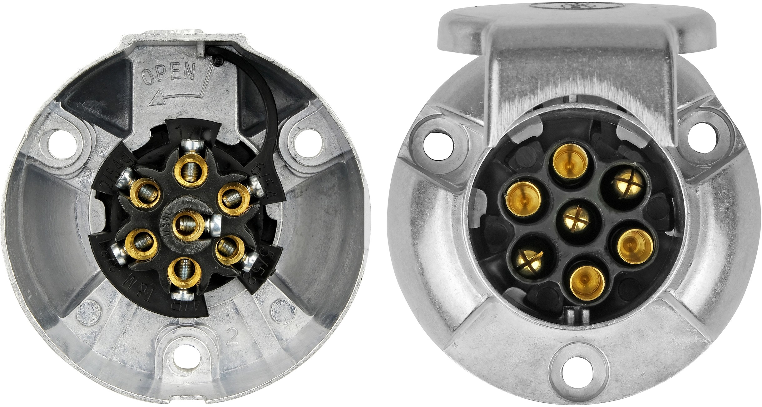 LAS 7polige MetallSteckdose für PKW Anhänger kaufen bei OBI