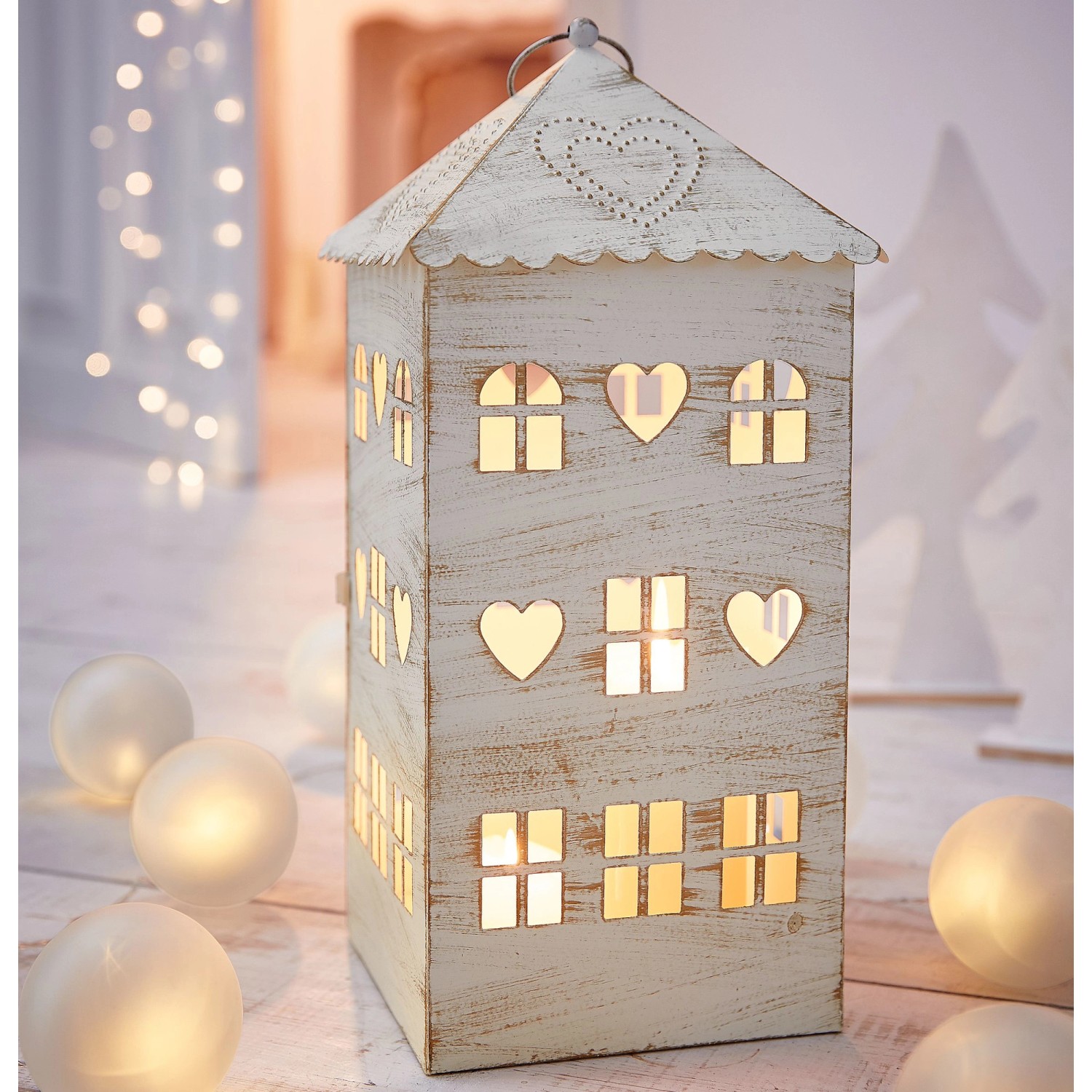 Best of home Windlicht Haus 40 cm x 20 cm x 20 cm kaufen bei OBI