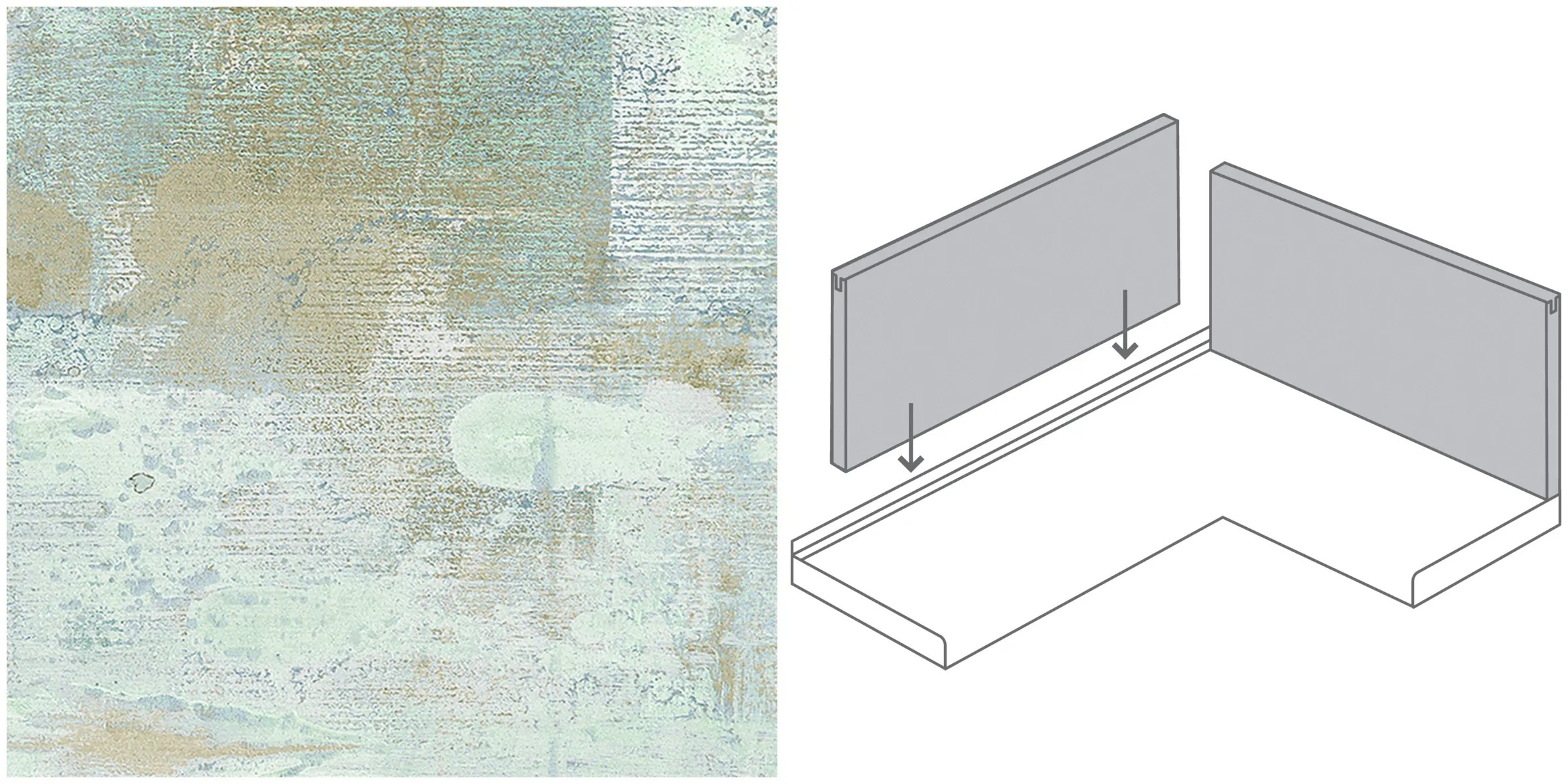 Küchenrückwand 296 cm x 58,5 cm Freestyle Ocean (D2117 FB) kaufen bei OBI