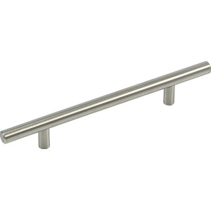 Siro Möbelgriff, Edelstahl feingeschliffen, Lochabstand 128 mm.