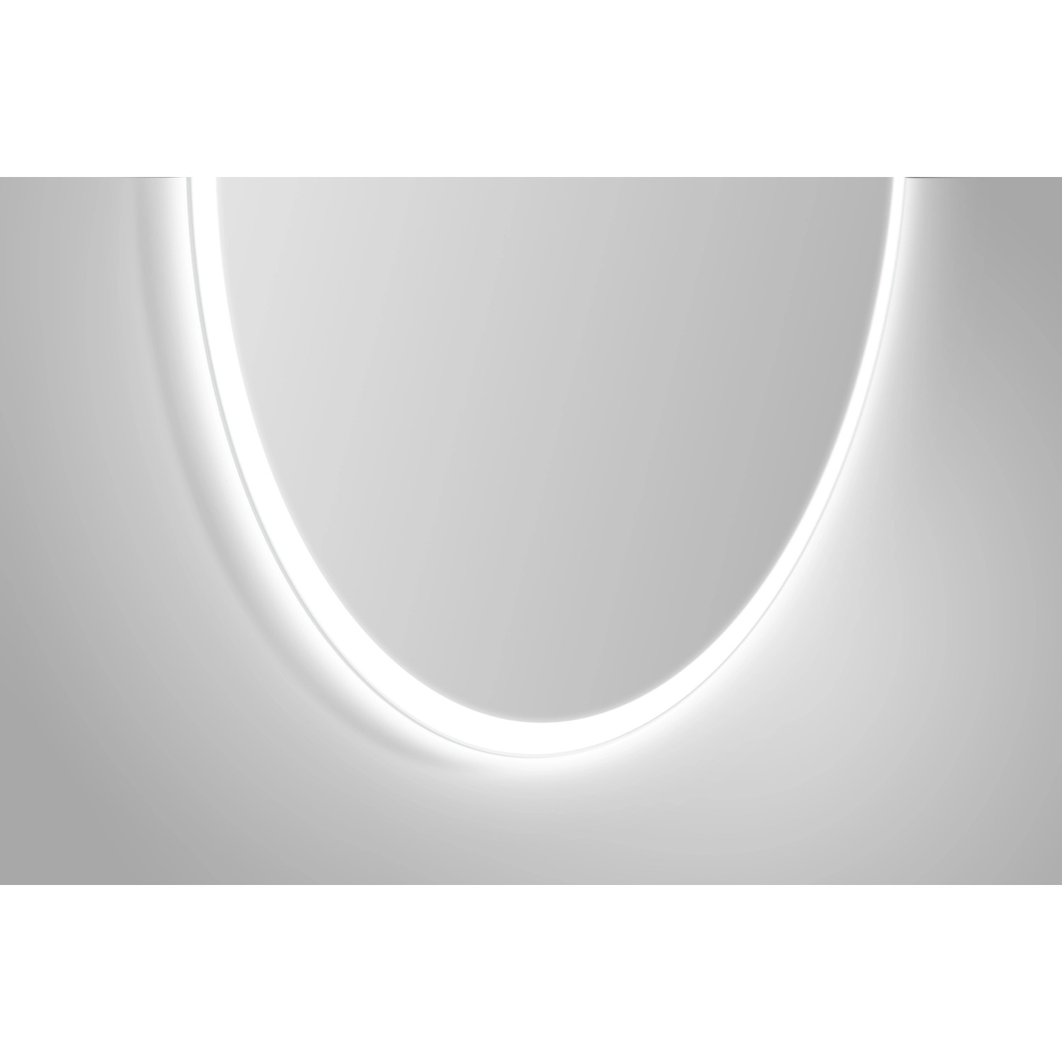 DSK Design LED-Lichtspiegel Bright Circle, Ø 50 cm, mit umlaufender LED-Beleuchtung.