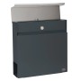Renz Briefkasten Piazza N Anthrazit 36,7 cm x 37,5 cm x 11,5 cm_4