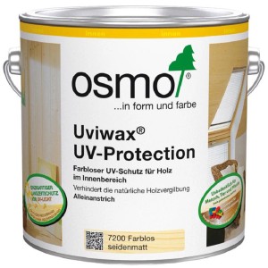 Dose Osmo Uviwax UV-Schutz Farblos 2,5 l für Holz im Innenbereich.