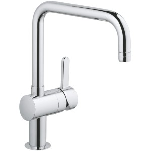 Grohe Flair Küchenarmatur mit U-Auslauf, verchromter Einhebelmischer.