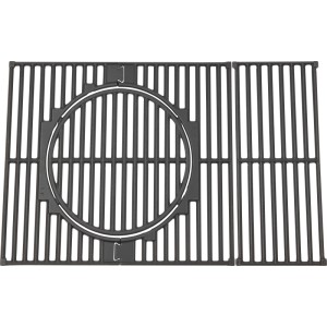 Jamestown Grillrost, modular, für Kane 6-Brenner Gasgrill, Gusseisen, schwarz.