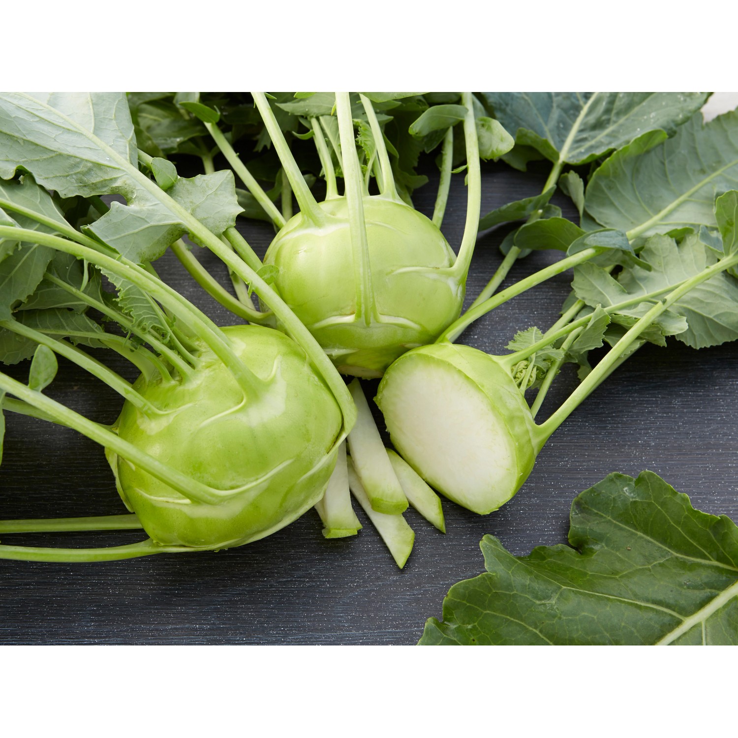 Kohlrabi Weiß Brassica Oleracea Var. Gongylodes 6er Schale Kaufen Bei OBI