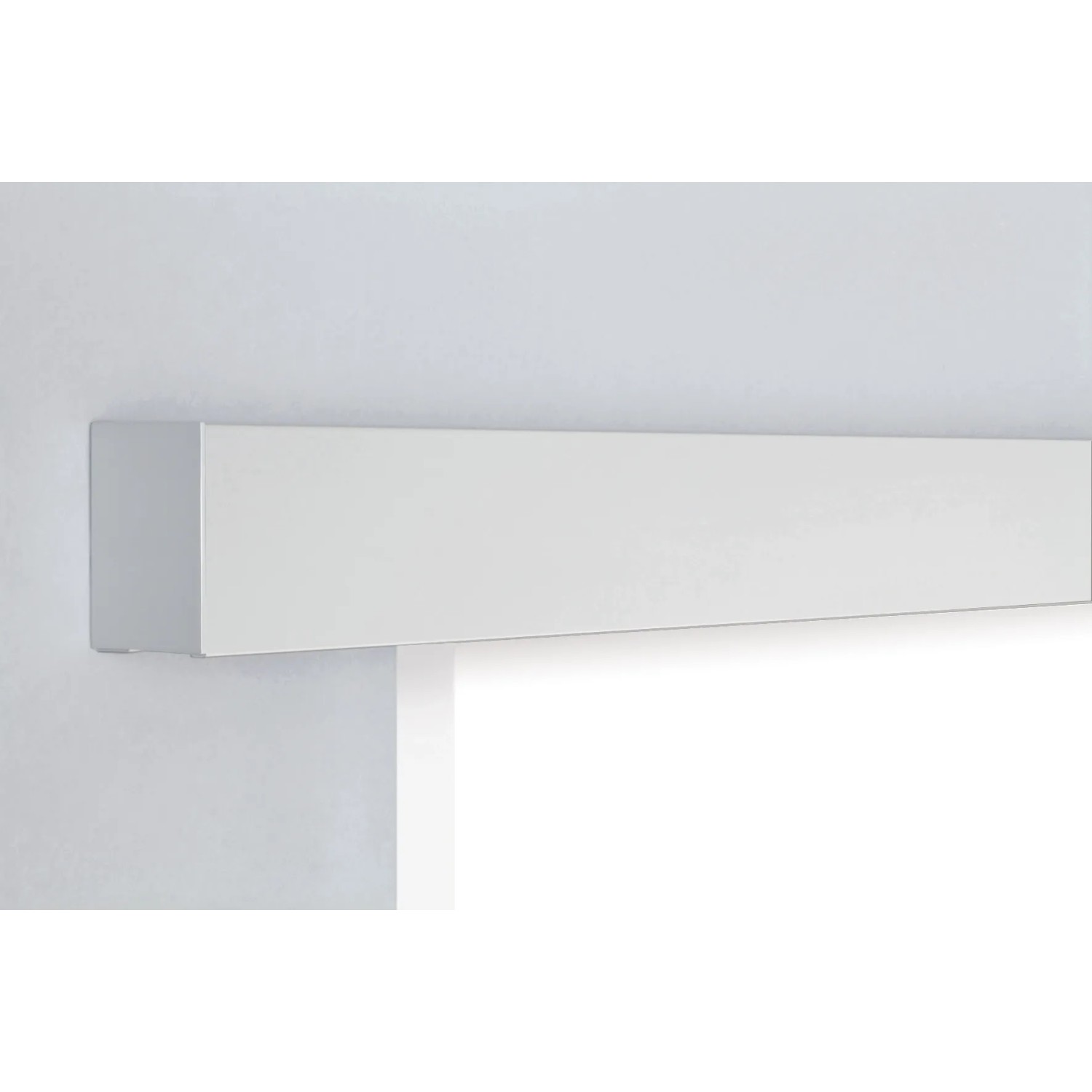 Novadoors Schiebetürsystem Nova 406 Alu EV1, 190 cm, für Holz-Schiebetüren mit Griffmuschel.