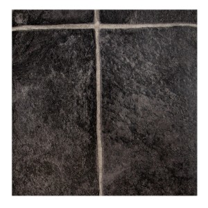 Andiamo PVC Bodenbelag Fasting Fliese Anthrazit, Detailansicht.