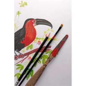 Clairefontaine Block Paint'On A5 250 g Weiß 40 Blatt