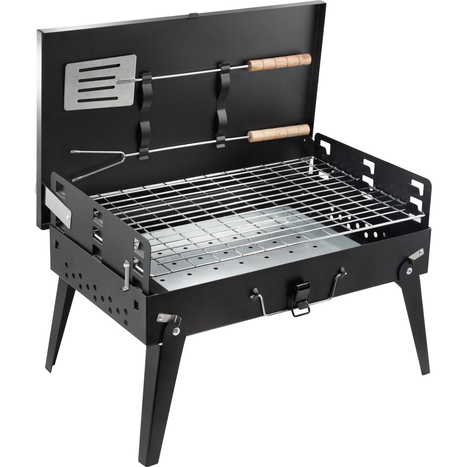 Camping-Holzkohlegrill Faltbar 45 cm x 30,5 cm x 46,8 cm kaufen bei OBI
