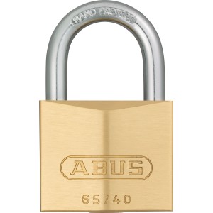 Abus Messing-Vorhangschloss 65/20 mit Nano Protect Bügel.