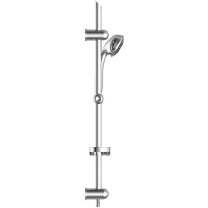 Schütte Stangenbrause-Set Fresh Chrom: Brausestange mit Handbrause und Seifenablage.