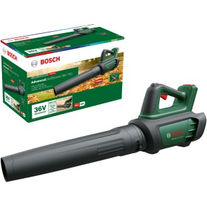 Bosch Akku-Laubbläser AdvancedLeafblower 36V-750 Solo, Laubbläser in Grün und Schwarz.