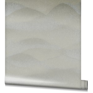 Marburg Vliestapete Habitat, grafisches Muster in Grau-Beige, Rolle.