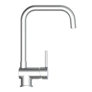 Eisl Spültischarmatur Futura Chrom, Einhebelmischer mit hohem, schwenkbarem Auslauf.