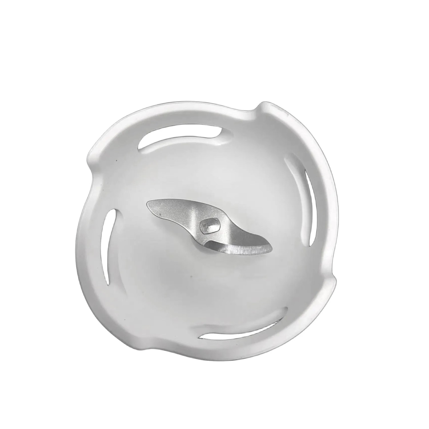 Detailaufnahme des Messers vom Silva Homeline Stabmixer SM 2304, Weiß.