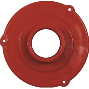 Rote Ersatz-Schraubkappe mit Loch für Getränkefässer Classic und Comfort.