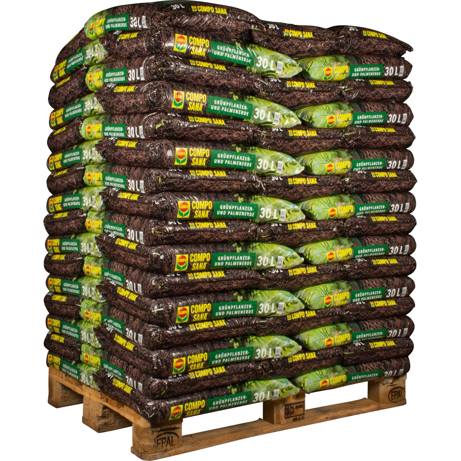 Compo Sana Grünpflanzen und Palmenerde 2.400 l (80 x 30 l) 1 Palette