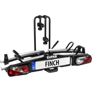 Eufab Finch 11584 Fahrradträger für Anhängerkupplung, zusammengeklappt.