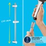 Grohe QuickFix Brausestangenset Vitalio Joy 110 Mono Chrom mit Handbrause und Brauseschlauch.